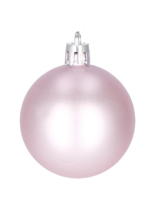 Набір ялинкових кульок Springos d=6 см 20 шт CA0137 Pink