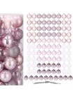 Набір ялинкових кульок Springos d = 6 см 100 шт CA0167 Pink