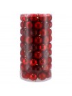 Набор елочных шаров Springos d=6 см 100 шт CA0168 Red