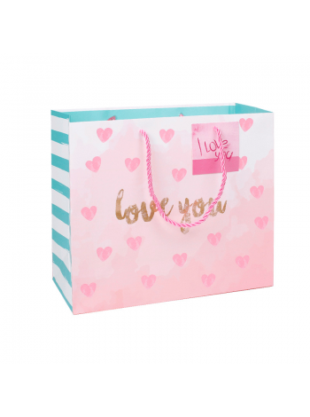 Подарунковий пакет PPW PAPER Lesko ZD010-1 Love You Big