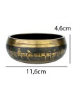 Тріскаюча чаша Тибетська Singing bronze 11,6/11,6/4,6 см Мідний (26627)