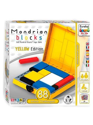 Головоломка блока мондріана Eureka Ah!Ha Mondrian Blocks жовтий 473554