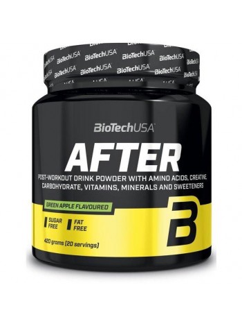 Комплекс до тренировки BioTechUSA After 420 g /20 servings/ Green Apple