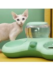 Миска для котів з напувалкою подвійна Hoopet 27415 Green 39*16 см