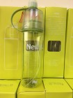 Спортивна фітнес-спеєр Пляшка New B. Green ( New Button Bottle) 600 мл з дозатором і шкалою Уцінка