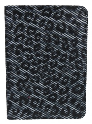 Шкіряна обкладинка на паспорт Giorgio Ferretti Чорний із сірим (GF00019113)