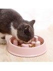 Миска для собак і котів Taotaopets 139903 для повільної їжі Pink