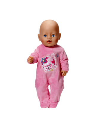 Комбінезон для ляльки Baby Born «Рожевий велюровий бодик» Zapf Creation OL27768