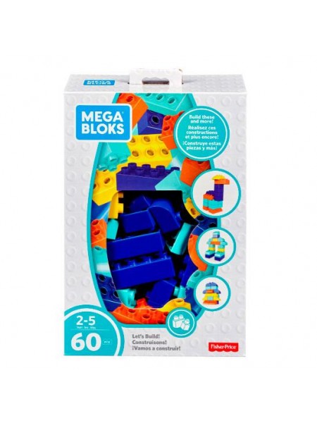 Дитячий конструктор розвивальний на 60 деталей Mega Bloks OL30388