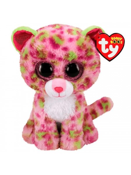 М'яка іграшка Рожевий леопард Лейні 16 см TY 103733