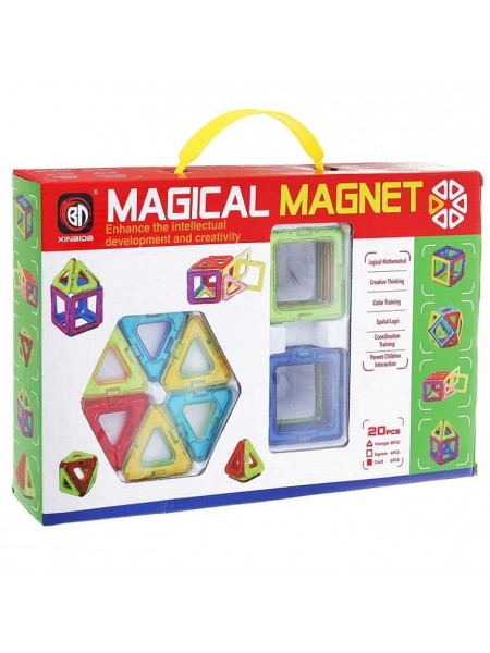 Конструктор Magnet на 20 деталей Maya Toys AS104097