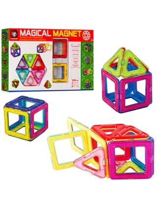 Конструктор Magnet на 20 деталей Maya Toys AS104097