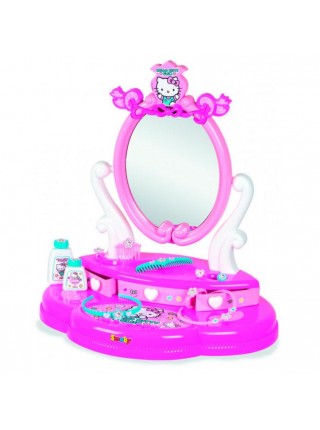 Трюмо для дівчаток із дзеркалом 2в1 Hello Kitty та аксесуарами Smoby IG83677