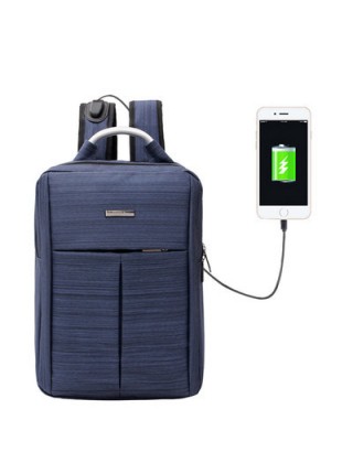 Рюкзак для ноутбука з водовідштовхувальної тканини та USB-портом Модель 2