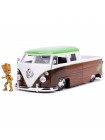 Ігровий набір Jada Guardians of the Galaxy машинка Volkswagen Pickup 1963 з фігуркою OL86792