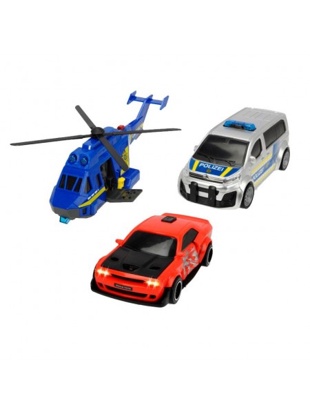 Іграшковий набір Dickie Toys Поліцейська гонитва 2 машинки OL86863