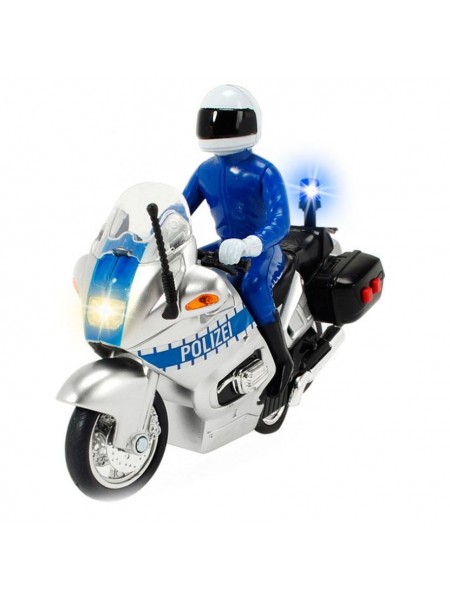 Іграшковий поліцейський мотоцикл Dickie Toys з фігуркою 15 см OL86868