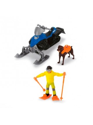 Іграшковий набір Dickie Toys Playlife Снігохід із фігуркою 15 см OL86890