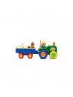 Детская игрушка Kiddieland Трактор с трейлером украинский язык DD101753
