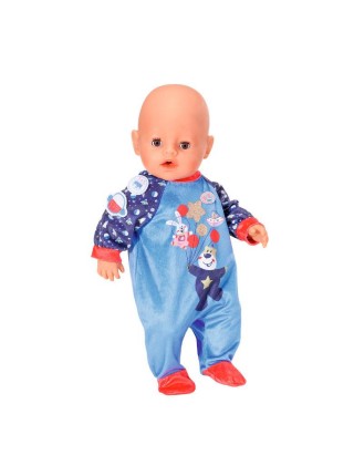 Одяг для ляльки Святковий комбінезончик синій BABY born DD657351