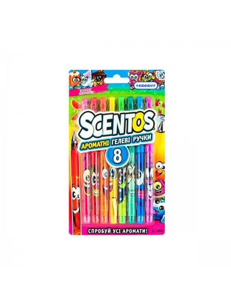 Гелеві ароматні ручки Феєрія ароматів 8 кольорів Scentos DD648740