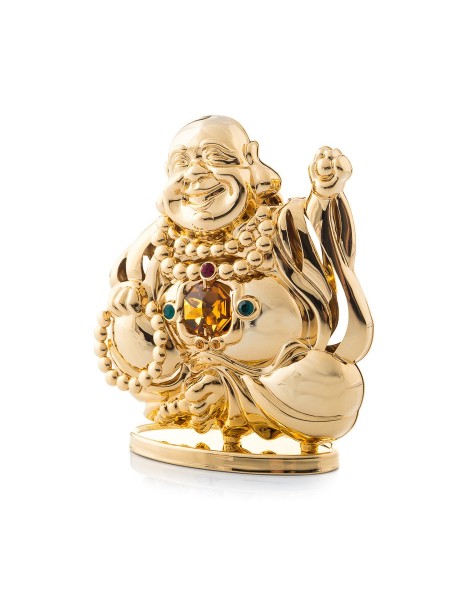 Фігурка зі стразами декоративна Далай Лама 9 см Crystocraft DP91308 Золотистий