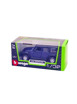 Машинка Bburago Джип Вранглер unlimited rubicon 1:32 DD095632