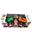 Набір Позашляховики Big Foot Monster зелений і жовтогарячий Maya Toys 103492