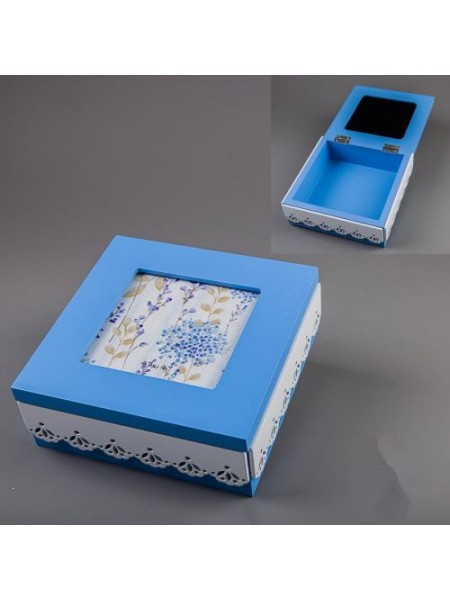 Дерев'яна скринька блакитна надія Lefard AL2261