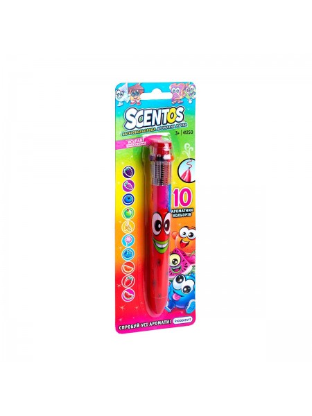 Шариковая ароматная ручка Волшебное настроение 10 цветов Scentos DD649793