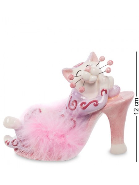 Декоративная фигурка Kitty in pink 12 см Pavone AL114023