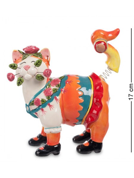 Декоративна фігурка Кішка-марка 17 см Pavone AL114024