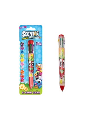 Кольорова кулькова ручка 10 кольорів Scentos KD115390