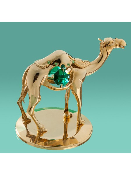 Декоративная фигурка Crystocraft Верблюд 1 10*7,5 см Золотистый SK16986