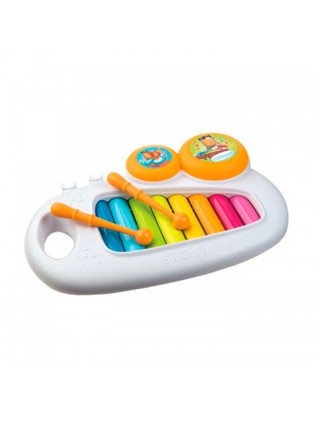 Детский ксилофон с ручкой Smoby 29х19х11,5 см Multicolor IG116524