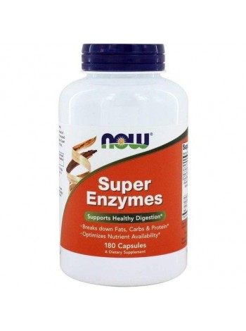 Травні ферменти NOW Foods Super Enzymes 180 Caps
