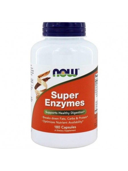 Травні ферменти NOW Foods Super Enzymes 180 Caps