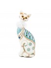 Фігурка інтер'єрна White cat 24 см ArtDeco AL117947