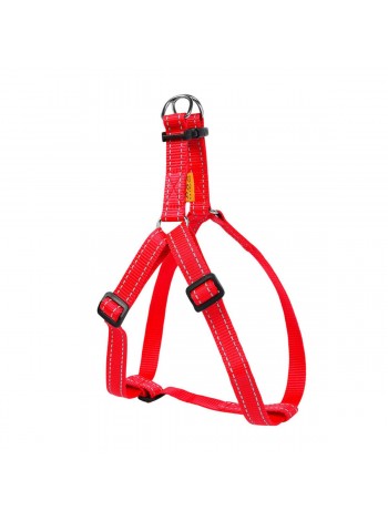 Шлея Dog Extreme нейлонова регульована 20 мм В:50-80см червоний