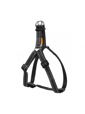 Шлея Dog Extreme нейлонова регульована 20 мм В:50-80см Чорний