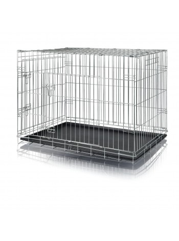 Клітка металева для собак Trixie 109x79x71 см Сіра (4011905039251)
