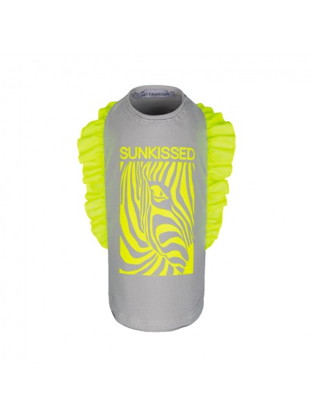 Футболка Pet Fashion Sunkissed XS-2 Сіра з жовтим (4823082424641)