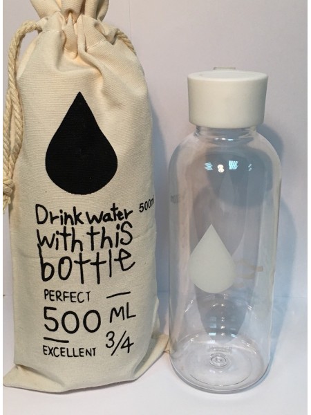 Пляшечка для води та напоїв SUNROZ New Bottle з мішечком 500 мл (SUN0040)