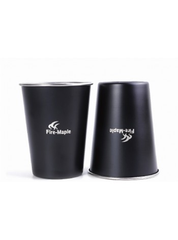 Набір стаканів 2 шт з нержавіючої сталі Fire-Maple Antarcti cup Black (cupB)