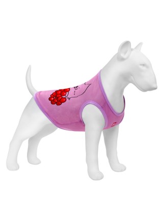 Майка для собак WAUDOG Clothes Калина S Рожевий (301-0228-7)