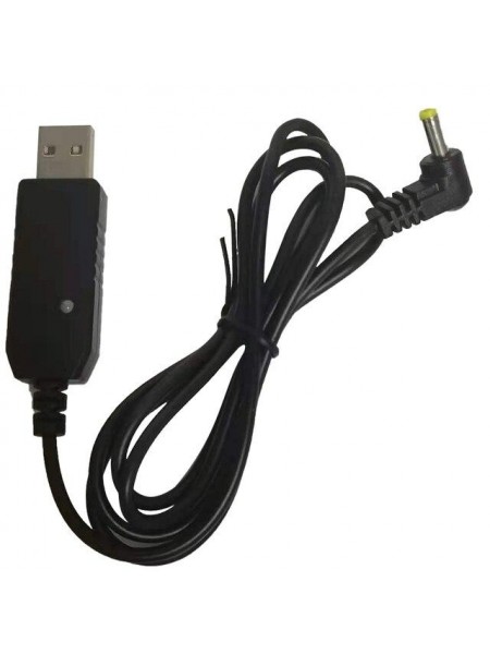 Зарядний пристрій USB для батарей Baofeng BL5/BL8 на 3800 мА·год чорний