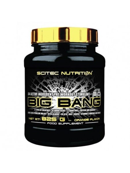 Комплекс до тренировки Scitec Nutrition Big Bang 3.0 825 g /25 servings/ Orange