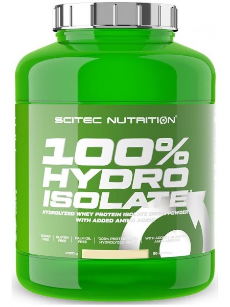 Протеин Scitec Nutrition 100% Hydro Isolate 2000 g /86 servings/ Vanilla