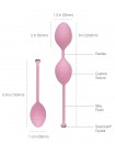 Розкішні вагінальні кульки PILLOW TALK — Frisky Pink з кристалом Swarovski (SO2721)