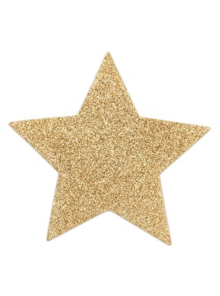 Пестіс прикраса на соски Bijoux Indiscrets Flash Star Gold (SO2340)